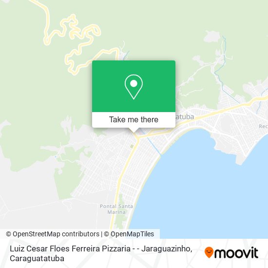 Luiz Cesar Floes Ferreira Pizzaria - - Jaraguazinho map