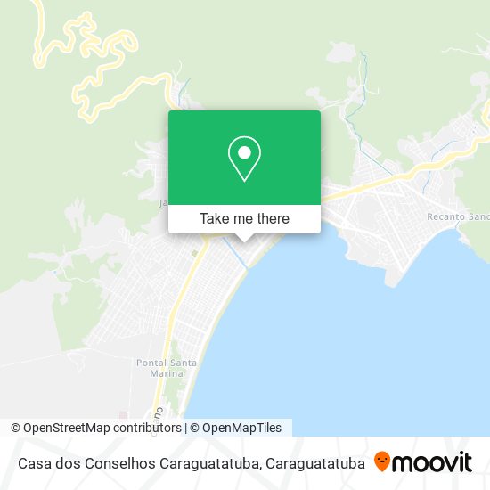 Casa dos Conselhos Caraguatatuba map