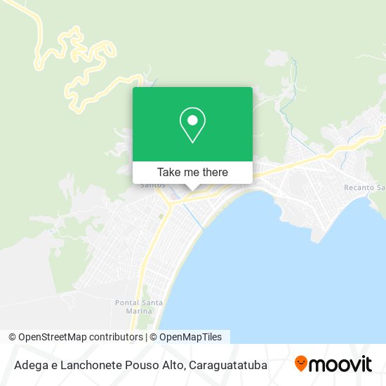 Adega e Lanchonete Pouso Alto map
