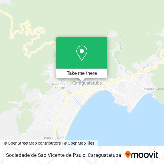 Mapa Sociedade de Sao Vicente de Paulo