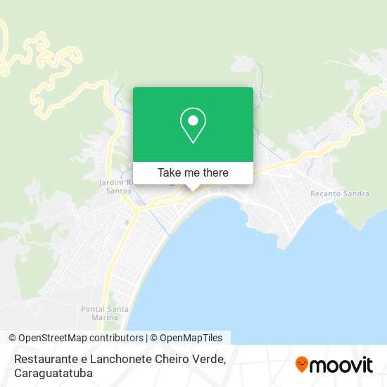 Restaurante e Lanchonete Cheiro Verde map