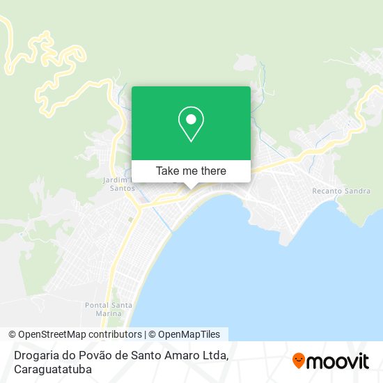 Mapa Drogaria do Povão de Santo Amaro Ltda