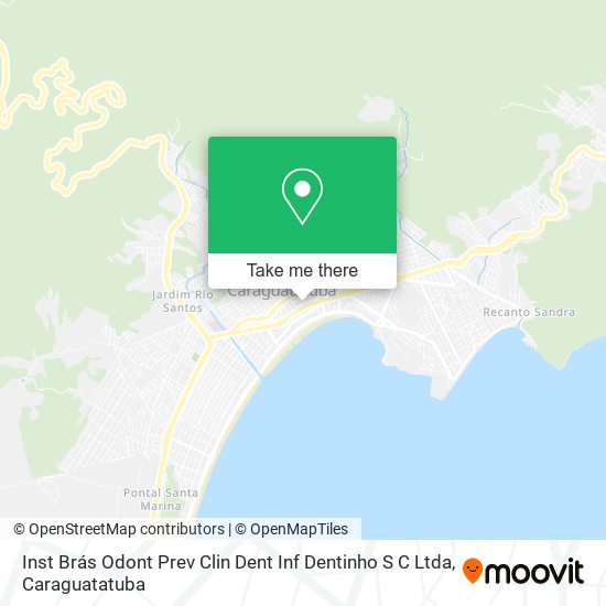 Mapa Inst Brás Odont Prev Clin Dent Inf Dentinho S C Ltda