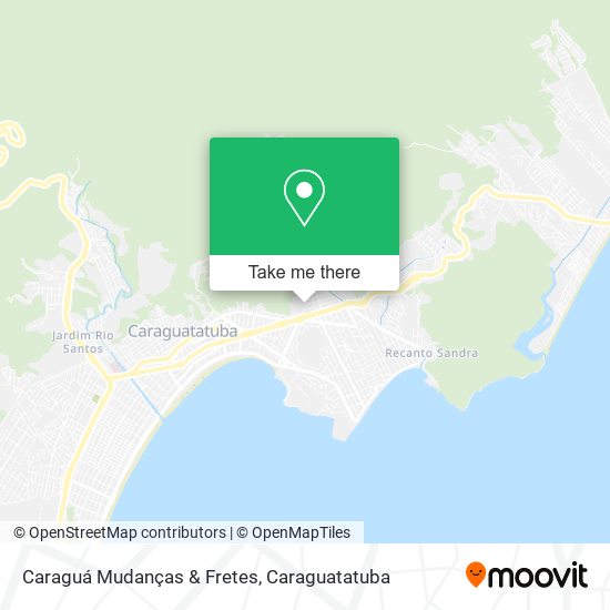 Caraguá Mudanças & Fretes map