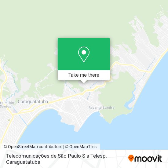 Telecomunicações de São Paulo S a Telesp map