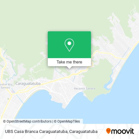 UBS Casa Branca Caraguatatuba map