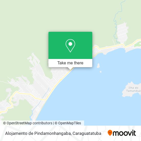 Alojamento de Pindamonhangaba map