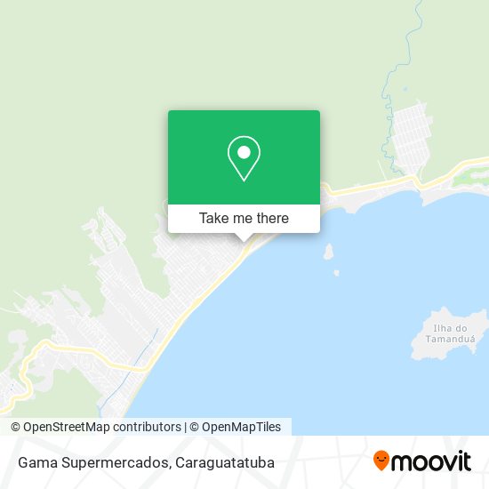 Gama Supermercados map