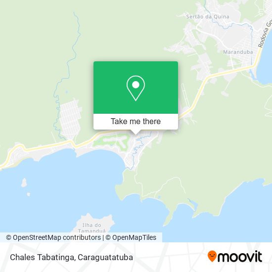 Mapa Chales Tabatinga