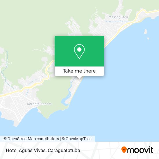 Hotel Águas Vivas map