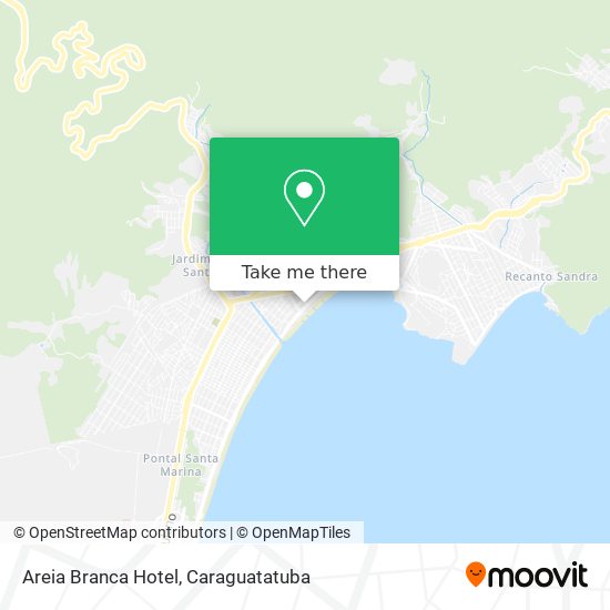 Mapa Areia Branca Hotel