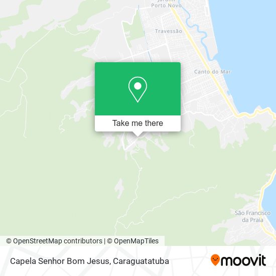 Mapa Capela Senhor Bom Jesus