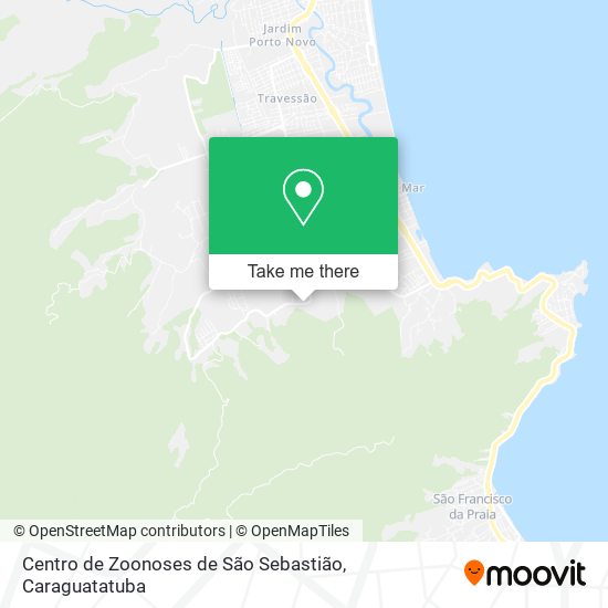 Centro de Zoonoses de São Sebastião map