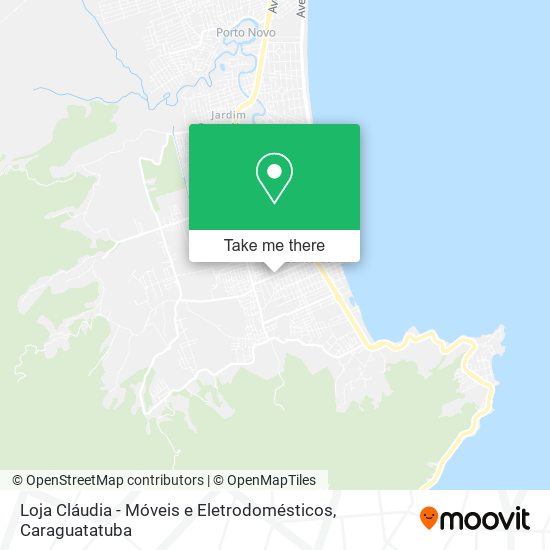 Loja Cláudia - Móveis e Eletrodomésticos map