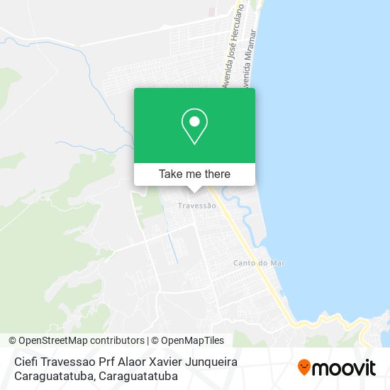 Ciefi Travessao Prf Alaor Xavier Junqueira Caraguatatuba map