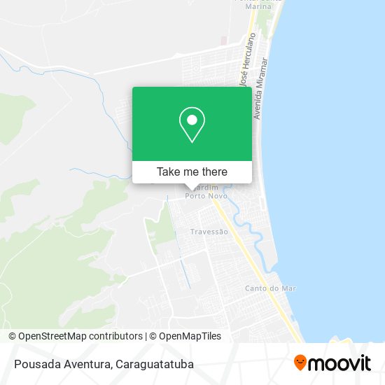 Pousada Aventura map