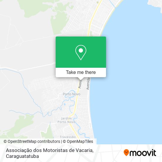 Mapa Associação dos Motoristas de Vacaria