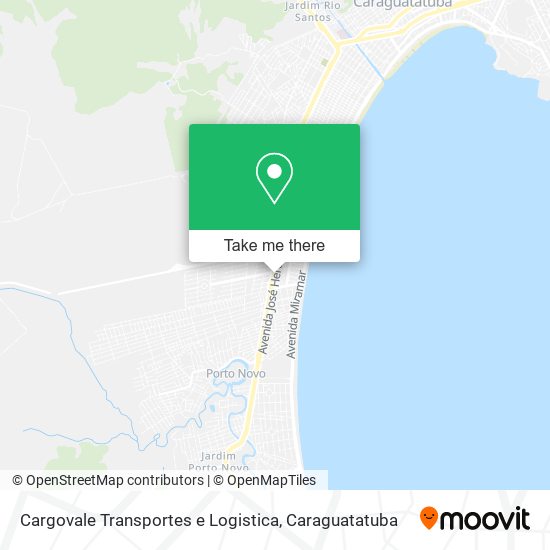 Mapa Cargovale Transportes e Logistica