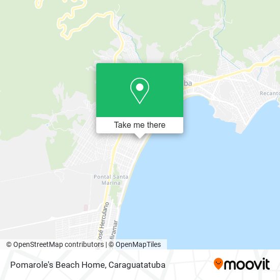 Pomarole's Beach Home map