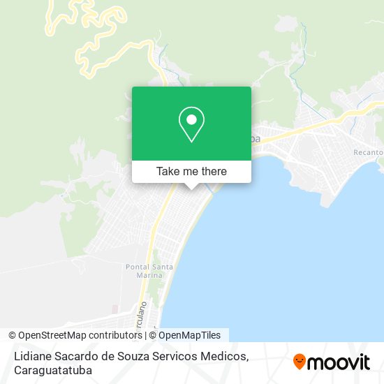 Mapa Lidiane Sacardo de Souza Servicos Medicos