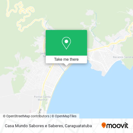 Casa Mundo Sabores e Saberes map