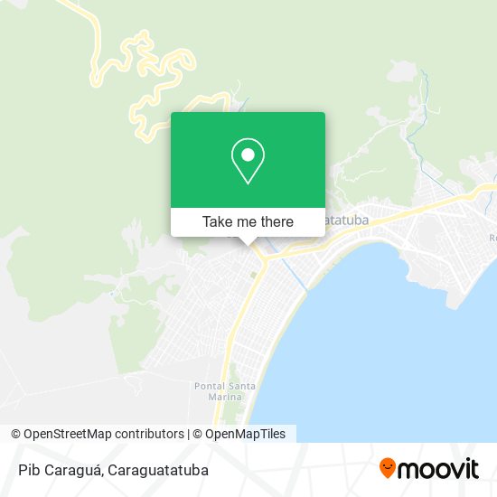 Pib Caraguá map
