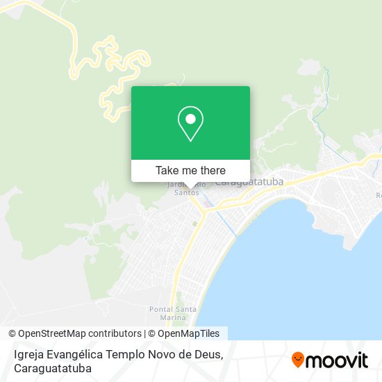 Mapa Igreja Evangélica Templo Novo de Deus