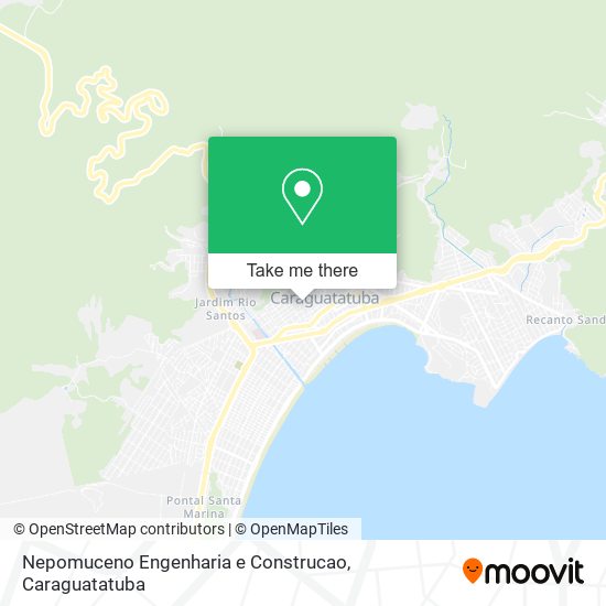 Mapa Nepomuceno Engenharia e Construcao