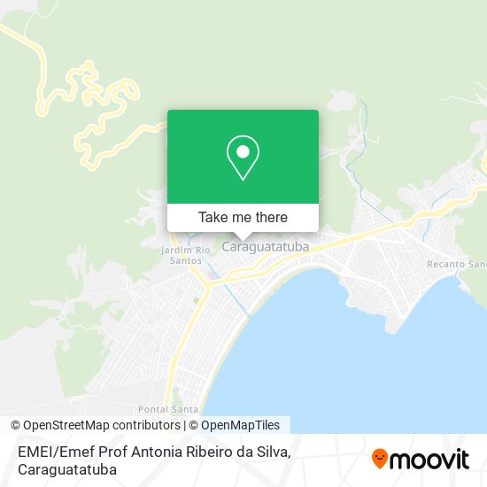 Mapa EMEI / Emef Prof Antonia Ribeiro da Silva