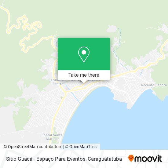 Sítio Guacá - Espaço Para Eventos map