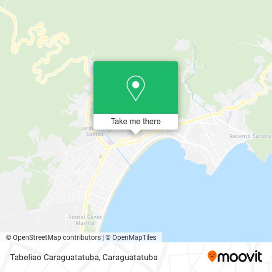 Tabeliao Caraguatatuba map