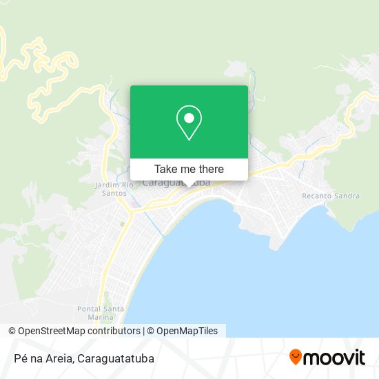 Pé na Areia map