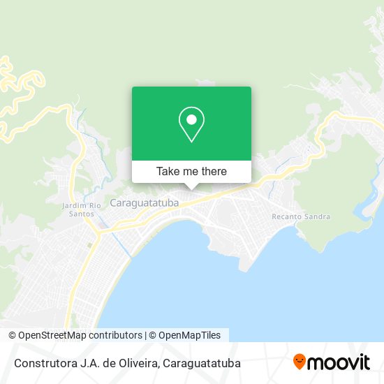 Construtora J.A. de Oliveira map