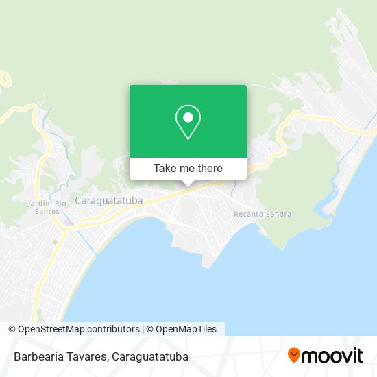 Mapa Barbearia Tavares