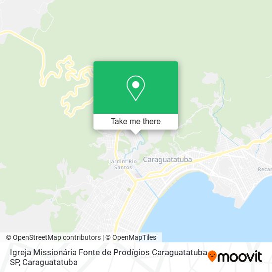 Igreja Missionária Fonte de Prodígios Caraguatatuba SP map