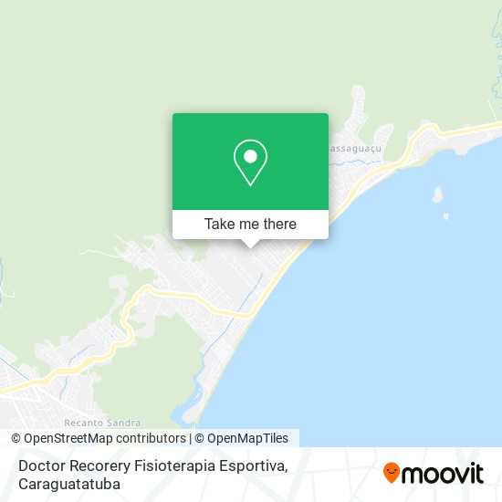 Mapa Doctor Recorery Fisioterapia Esportiva