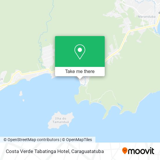Costa Verde Tabatinga Hotel map