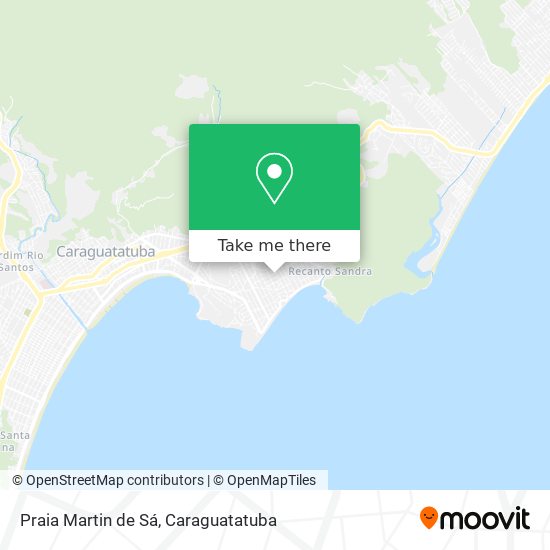 Praia Martin de Sá map