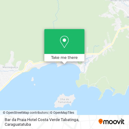 Mapa Bar da Praia Hotel Costa Verde Tabatinga