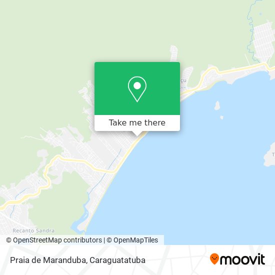 Praia de Maranduba map