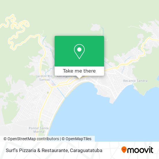 Surf's Pizzaria & Restaurante map