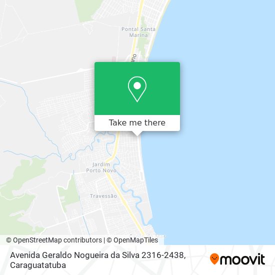Mapa Avenida Geraldo Nogueira da Silva 2316-2438