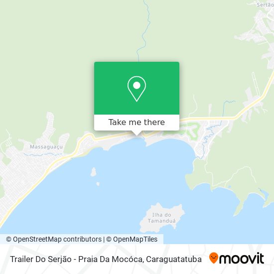 Mapa Trailer Do Serjão - Praia Da Mocóca