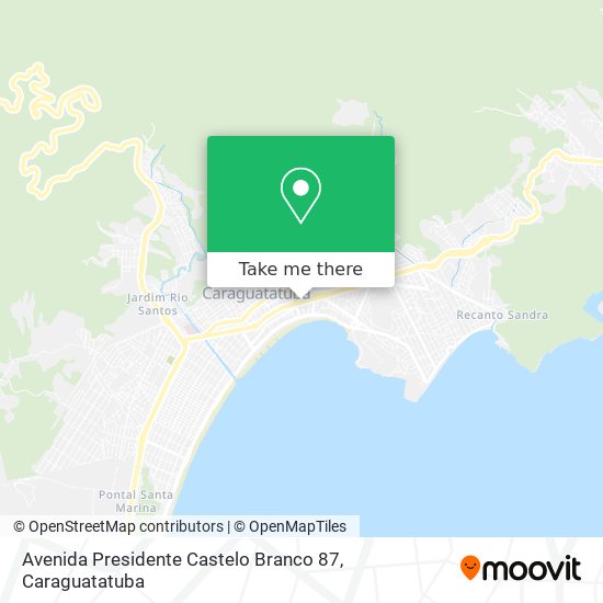 Mapa Avenida Presidente Castelo Branco 87