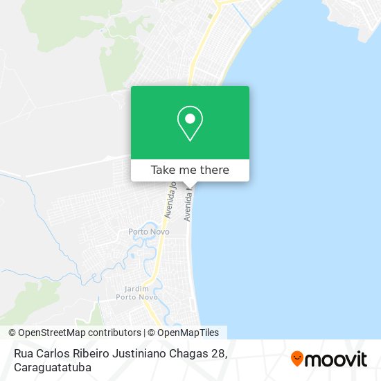 Mapa Rua Carlos Ribeiro Justiniano Chagas 28