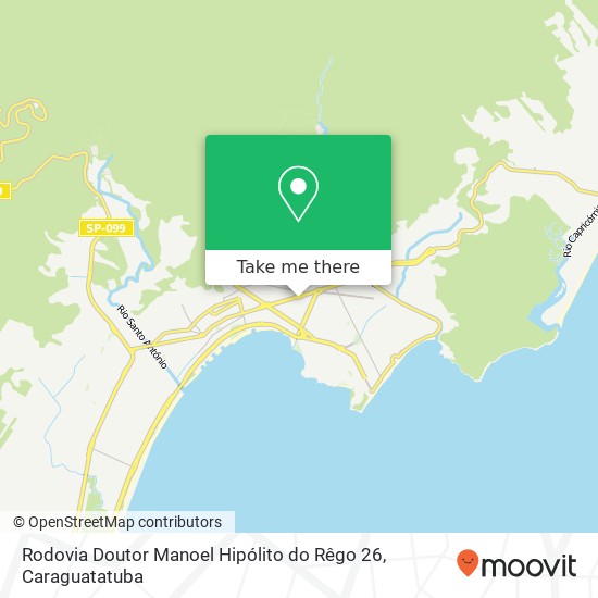 Mapa Rodovia Doutor Manoel Hipólito do Rêgo 26