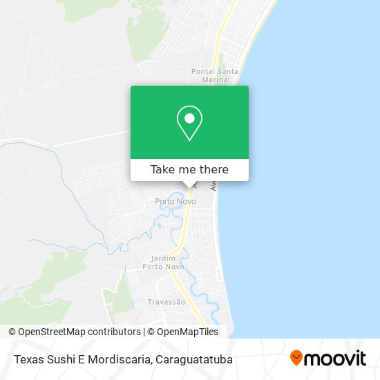 Texas Sushi E Mordiscaria map