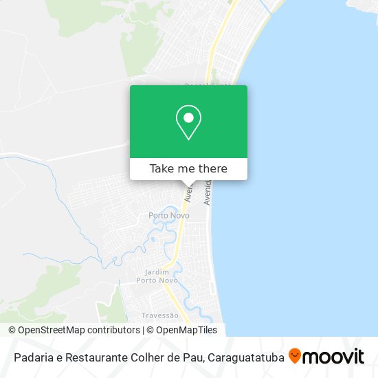 Mapa Padaria e Restaurante Colher de Pau