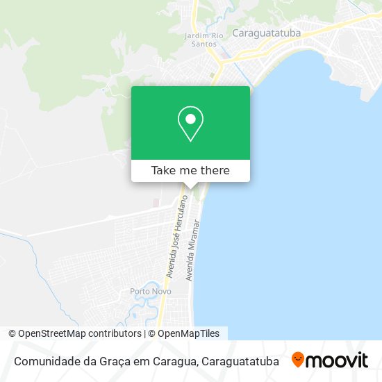 Mapa Comunidade da Graça em Caragua