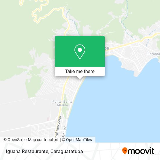 Mapa Iguana Restaurante